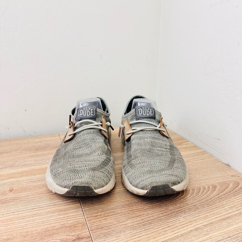 Hey Dude Sirocco slip-on sneakers Gray Size 11 - Picture 3 of 11